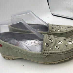 MARC JOSEPH NEW YORK Womens Mott Street Golf Shoe, Mint Grainy US Size 6x